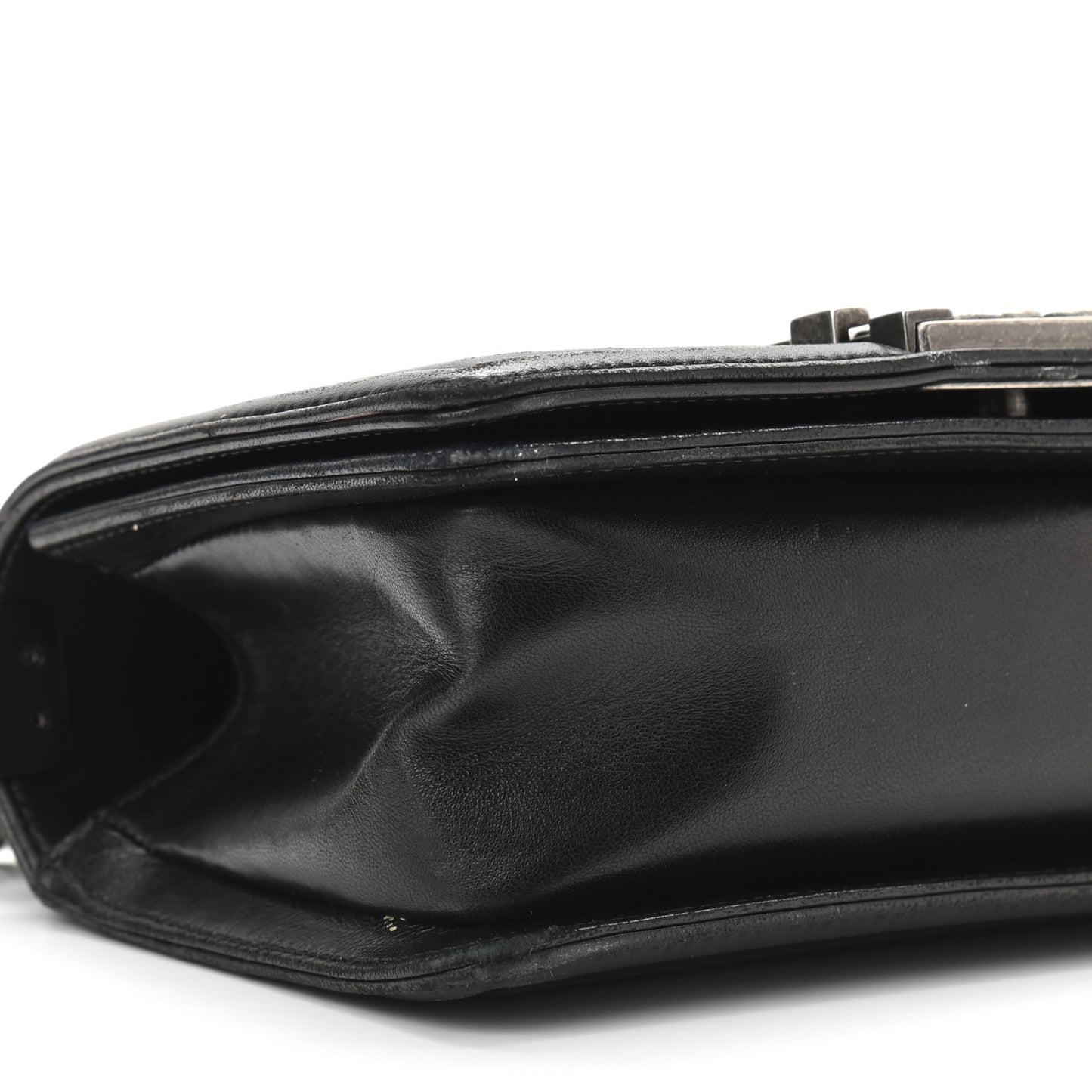 Galuchat Stingray Small Boy Flap Black