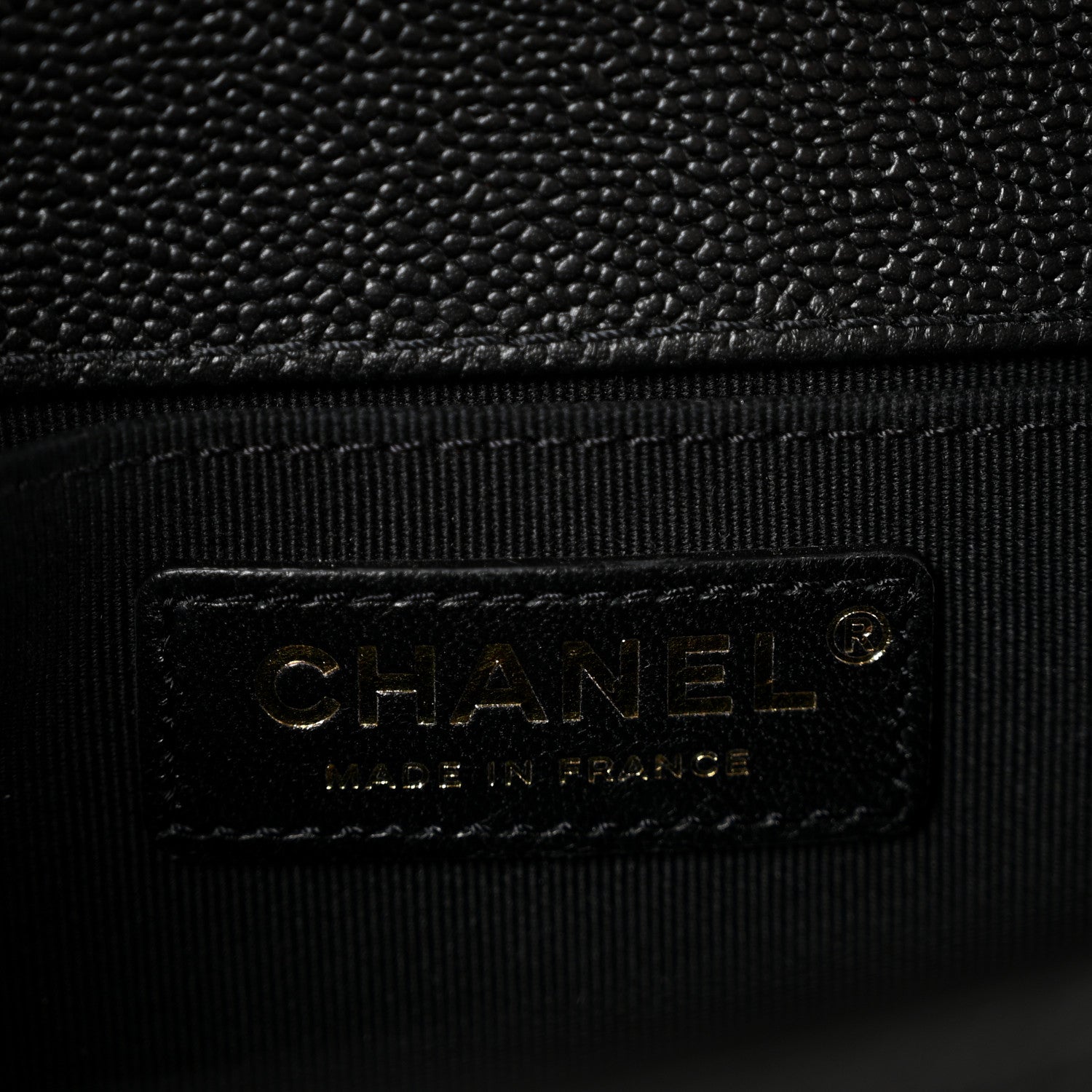 Chanel Caviar Quilted Medium Chain Around Boy Flap Black 6 of 13