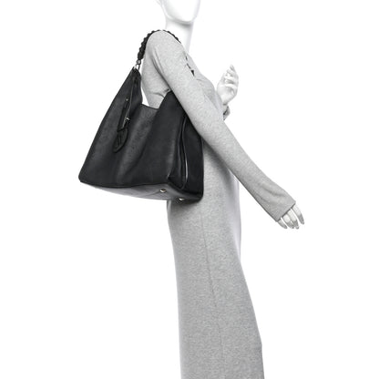 Louis Vuitton Mahina Carmel Hobo Black 2 of 9