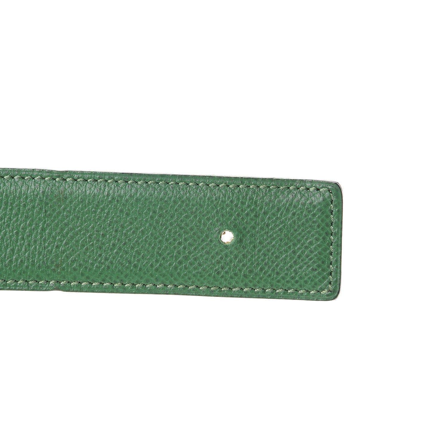 Hermes Courchevel 32mm Belt Strap 70 Gold Vert Clair 7 of 11