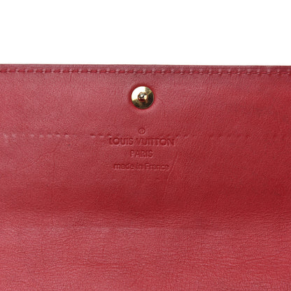 Louis Vuitton Vernis Sarah Wallet Pomme D'Amour 6 of 8