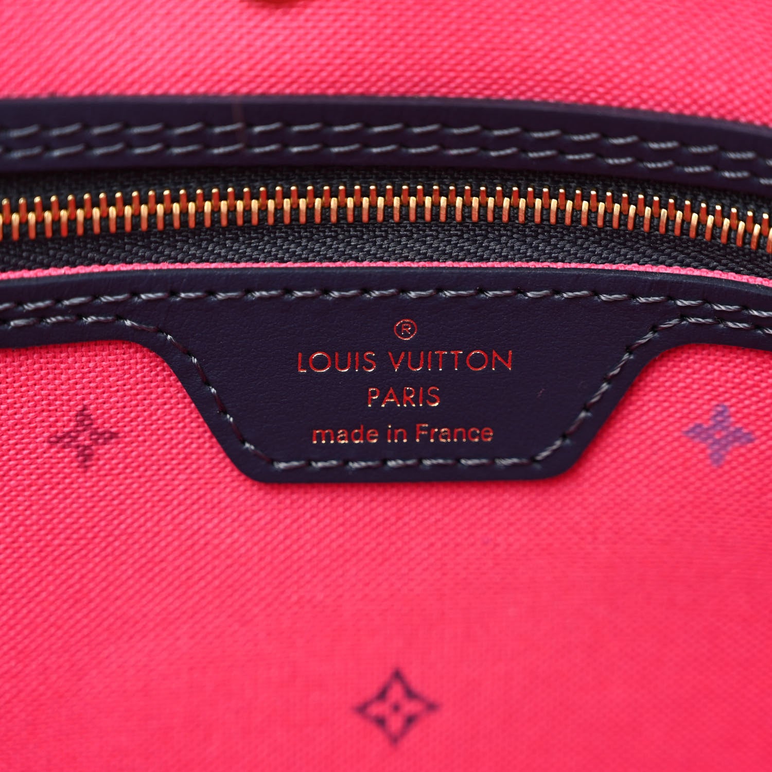 Louis Vuitton Monogram Giant Spring In The City Neverfull MM Midnight Fuchsia 6 of 10