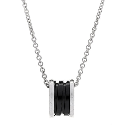 Bulgari Sterling Silver Ceramic Save The Children Pendant Necklace 1 of 7