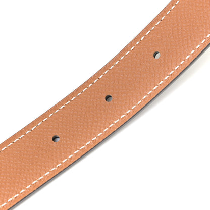 Hermes Swift Epsom 24mm Constance H Belt 90 Black Gold 4 of 6