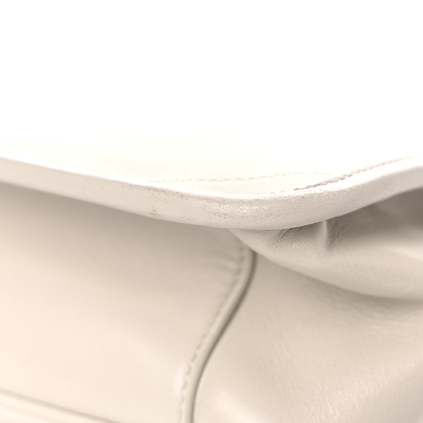 Lambskin Matelasse Monogram Medium Niki Chain Satchel Ivory