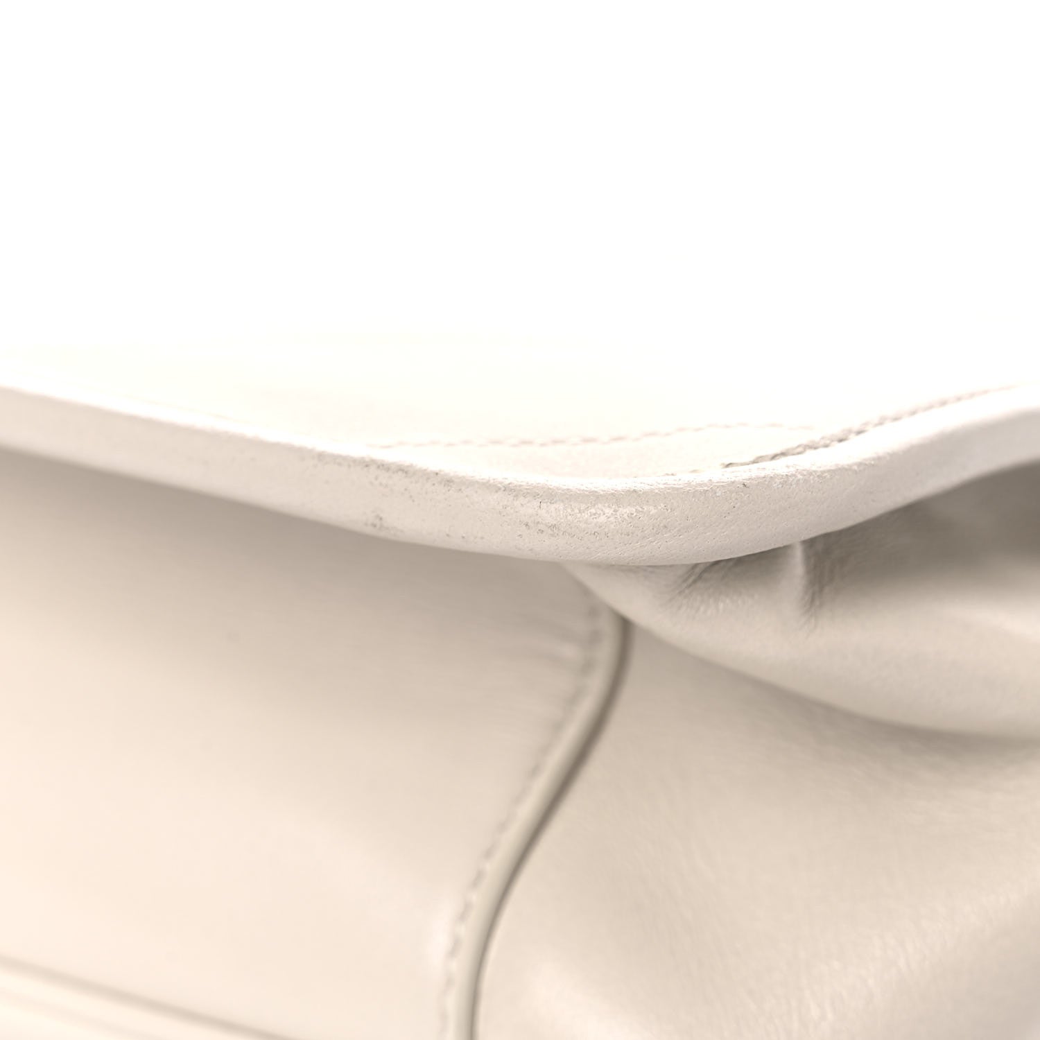 Saint Laurent Lambskin Matelasse Monogram Medium Niki Chain Satchel Ivory 14 of 16