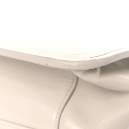 Saint Laurent Lambskin Matelasse Monogram Medium Niki Chain Satchel Ivory 14 of 16