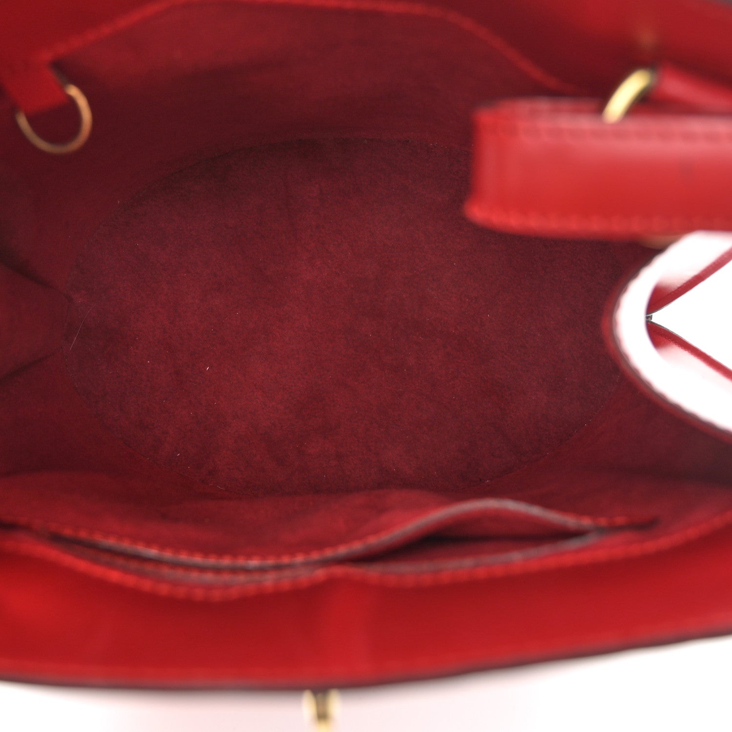 Louis Vuitton Epi Cluny Castillan Red 5 of 9
