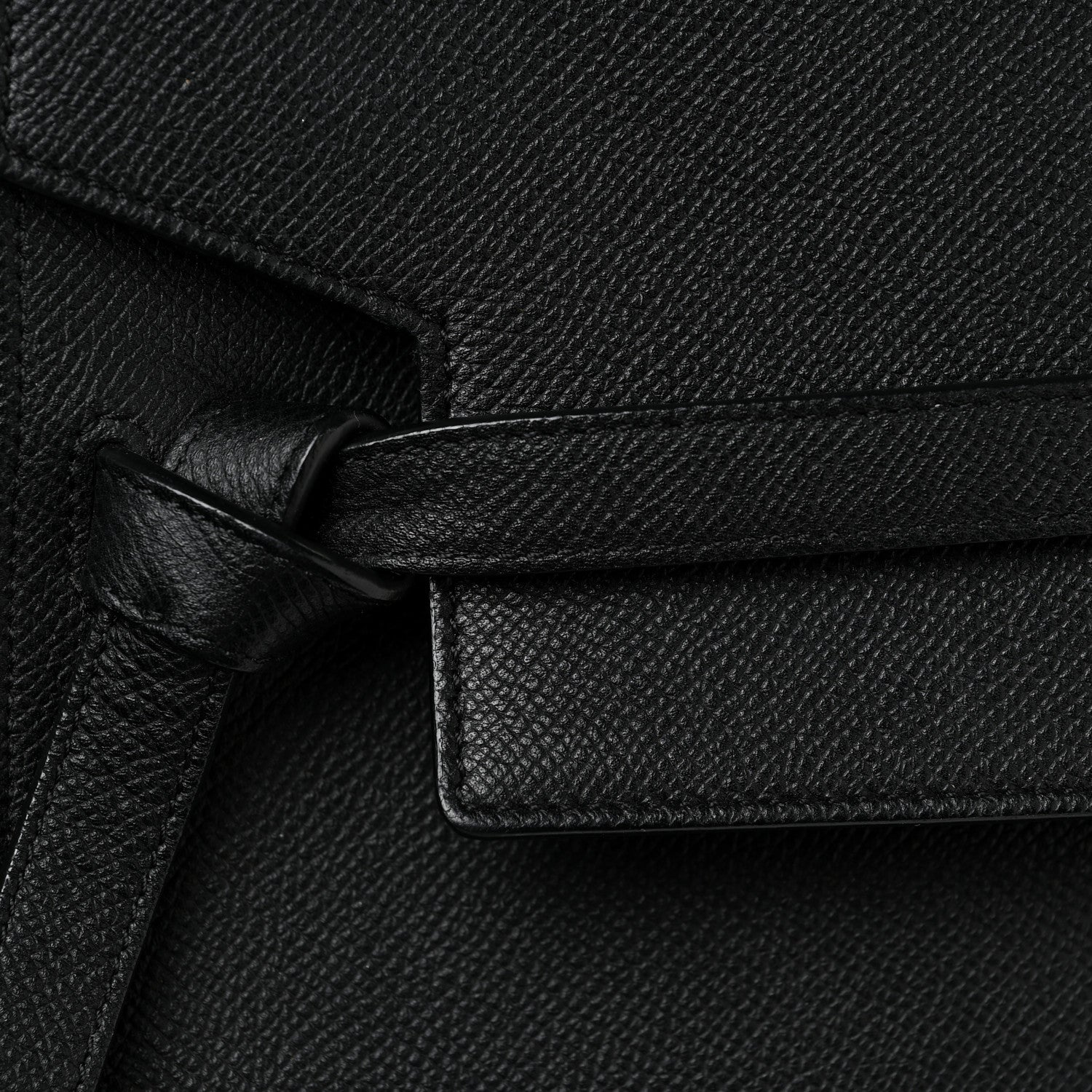 Celine Grained Calfskin Small Belt Bag Black 9 of 16