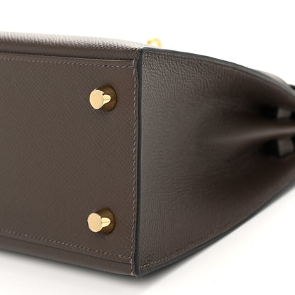 Hermes Epsom Kelly Sellier 25 Ecorce 10 of 13