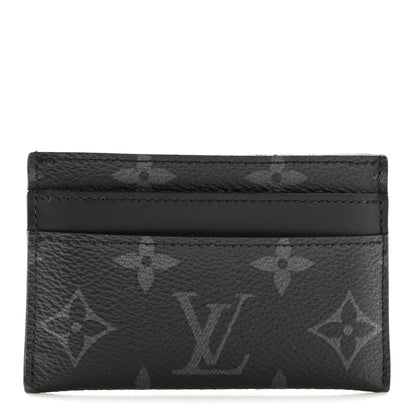 Louis Vuitton Monogram Eclipse Porte-Cartes Double Card Holder 1 of 9