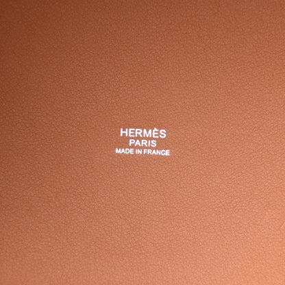 Hermes Feutre Swift Picotin Lock 18 PM Gris Clair Gold 6 of 9