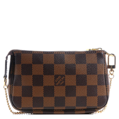 Louis Vuitton Damier Ebene Mini Pochette Accessories 1 of 8