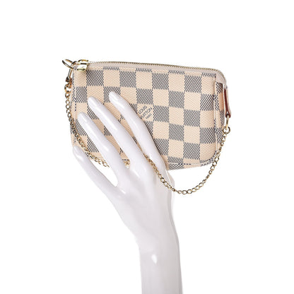 Louis Vuitton Damier Azur Mini Pochette Accessories 2 of 6