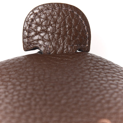 Hermes Taurillon Clemence Evelyne III PM Chocolate 7 of 16