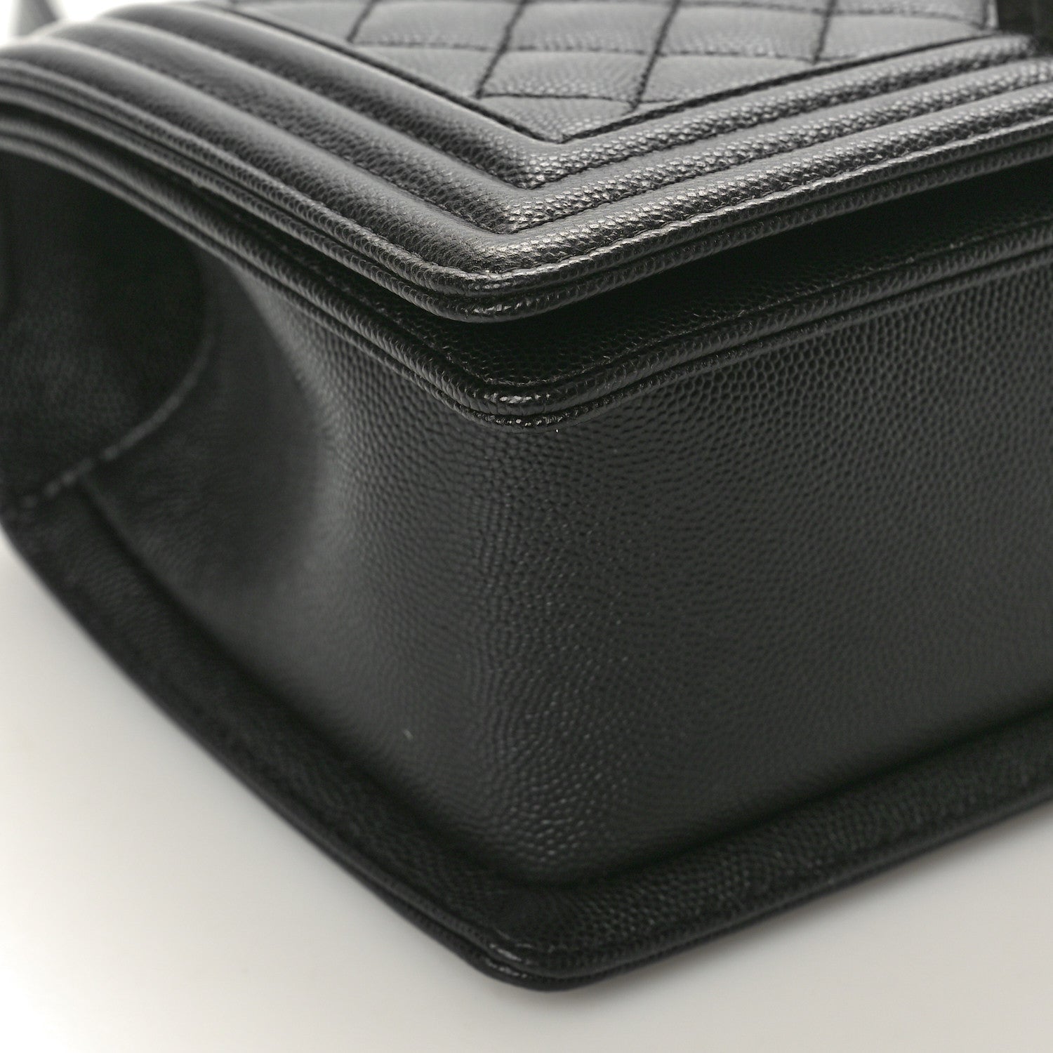 Chanel Caviar Quilted Medium Boy Flap Black 9 of 10
