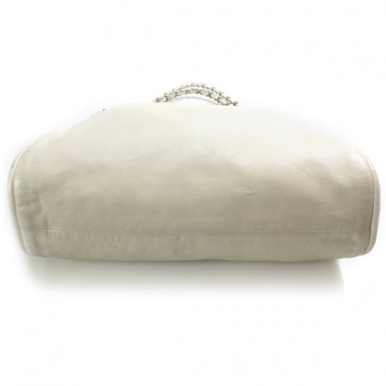 Lambskin Ultimate Soft Shoulder Bag White