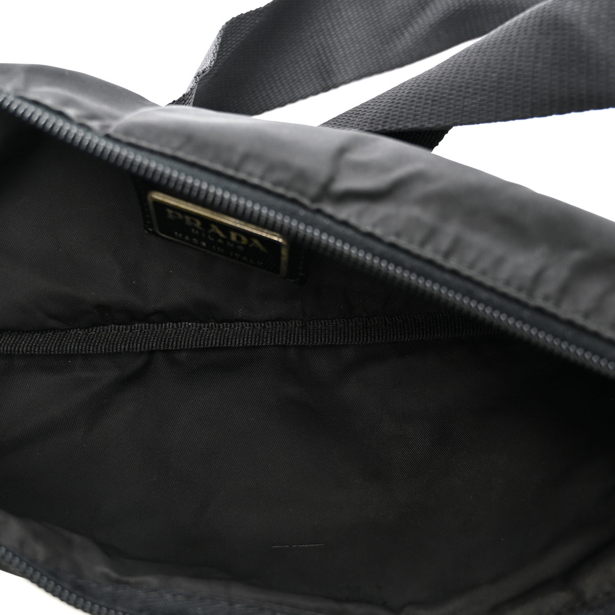 Tessuto Nylon Belt Bag  Black