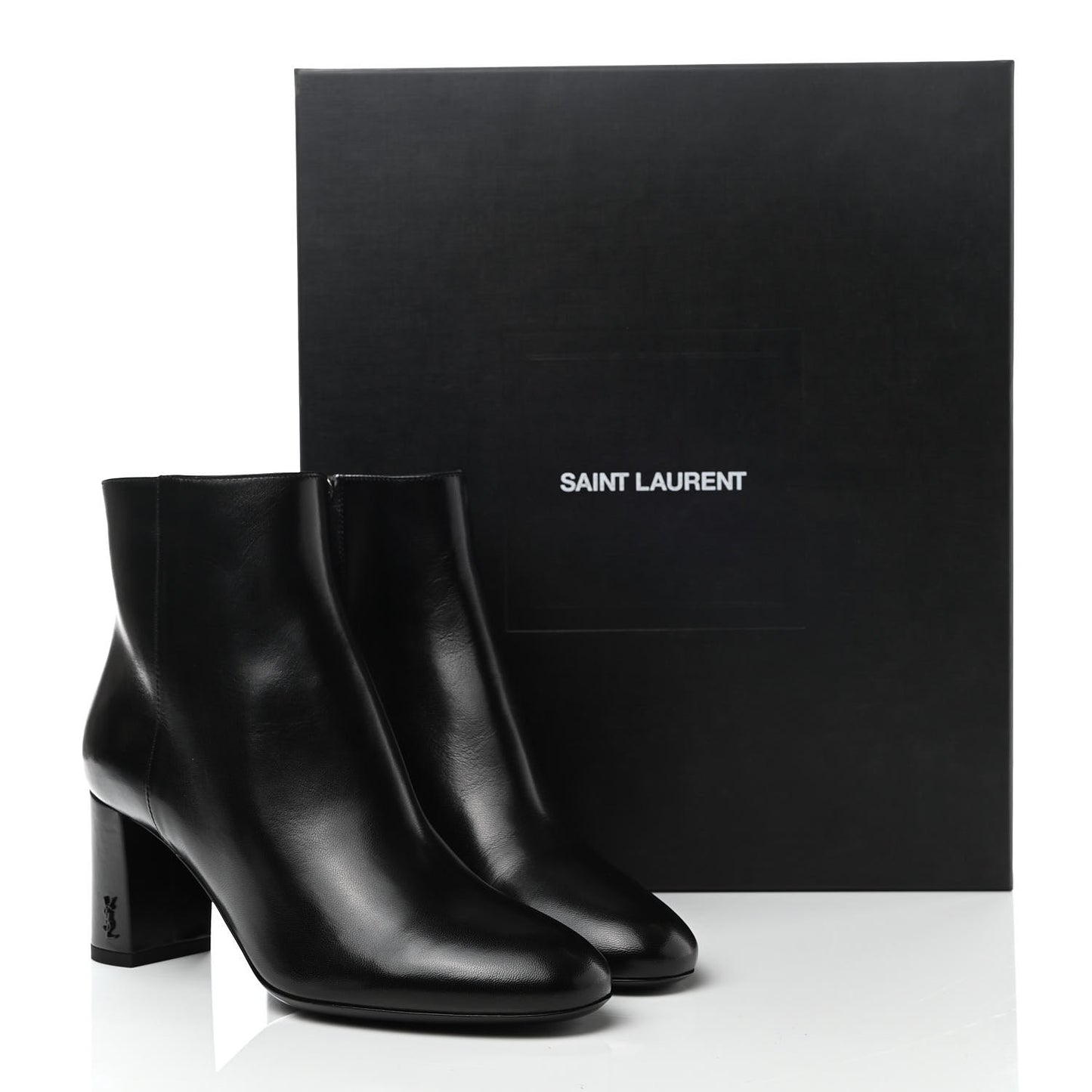 Nappa Loulou Ankle Zip Boot 36.5 Black