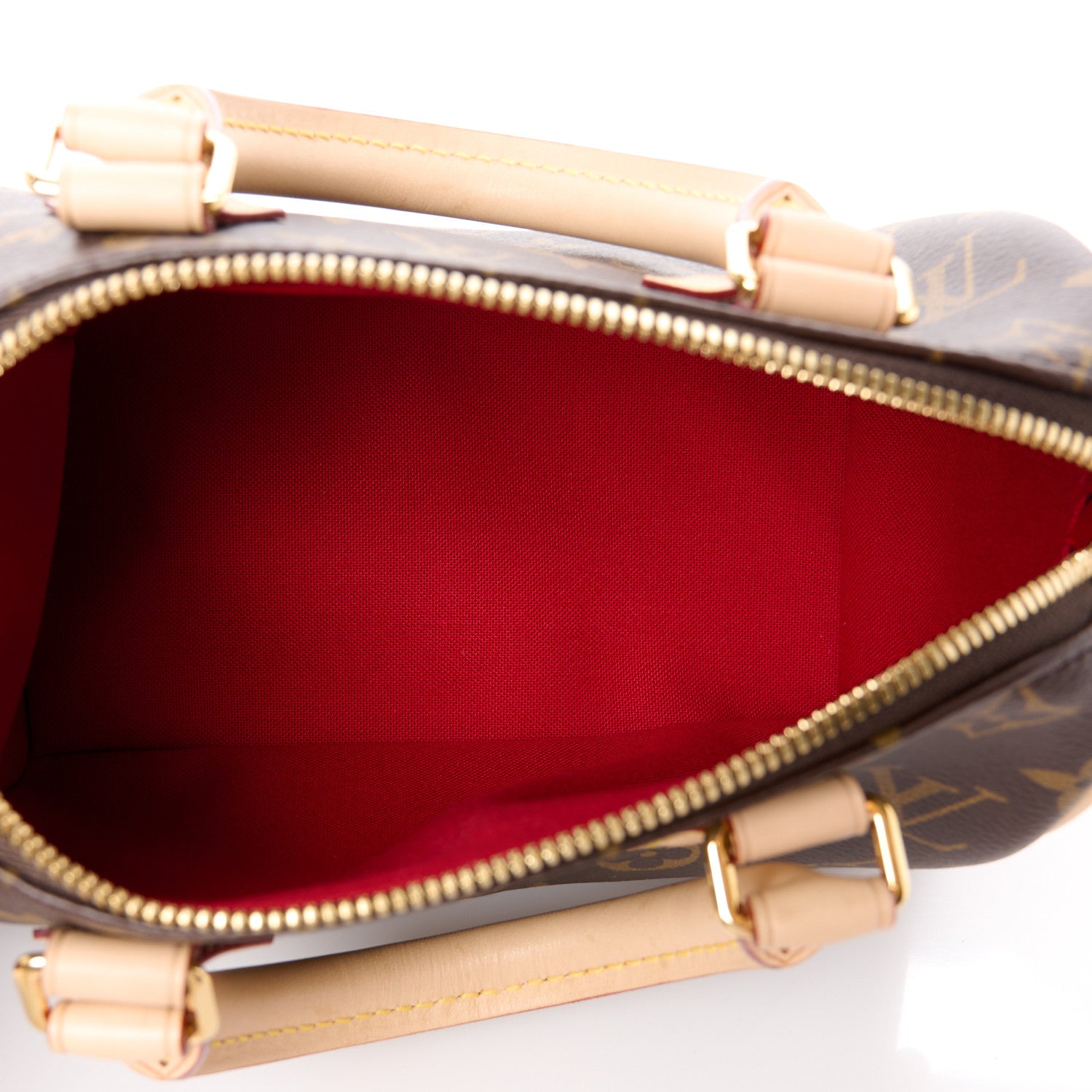 Louis Vuitton Monogram Speedy Bandouliere 20 Beige 5 of 10