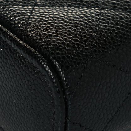 Chanel Caviar Quilted Small Handle With Care Vanity Case With Chain Black 7 of 13
