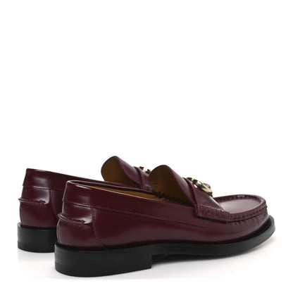 Gucci Millennial Ribot Double G Loafers 36 Rosso Ancora 5 of 11