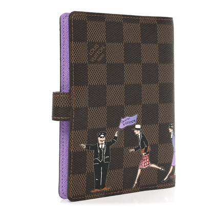 Louis Vuitton Damier Ebene Illustre Small Ring Agenda 3 of 7