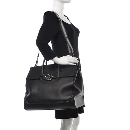 Versace Calfskin XL Palazzo Empire Bag Black 2 of 6