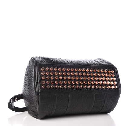 Alexander Wang Pebbled Lambskin Rocco Black Nickel Rose Gold Hardware 5 of 11