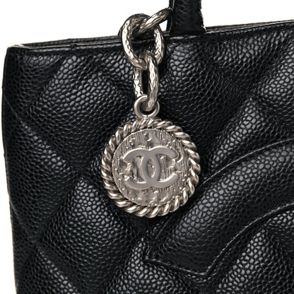 Chanel Caviar Quilted Medallion Tote Black 14 of 14