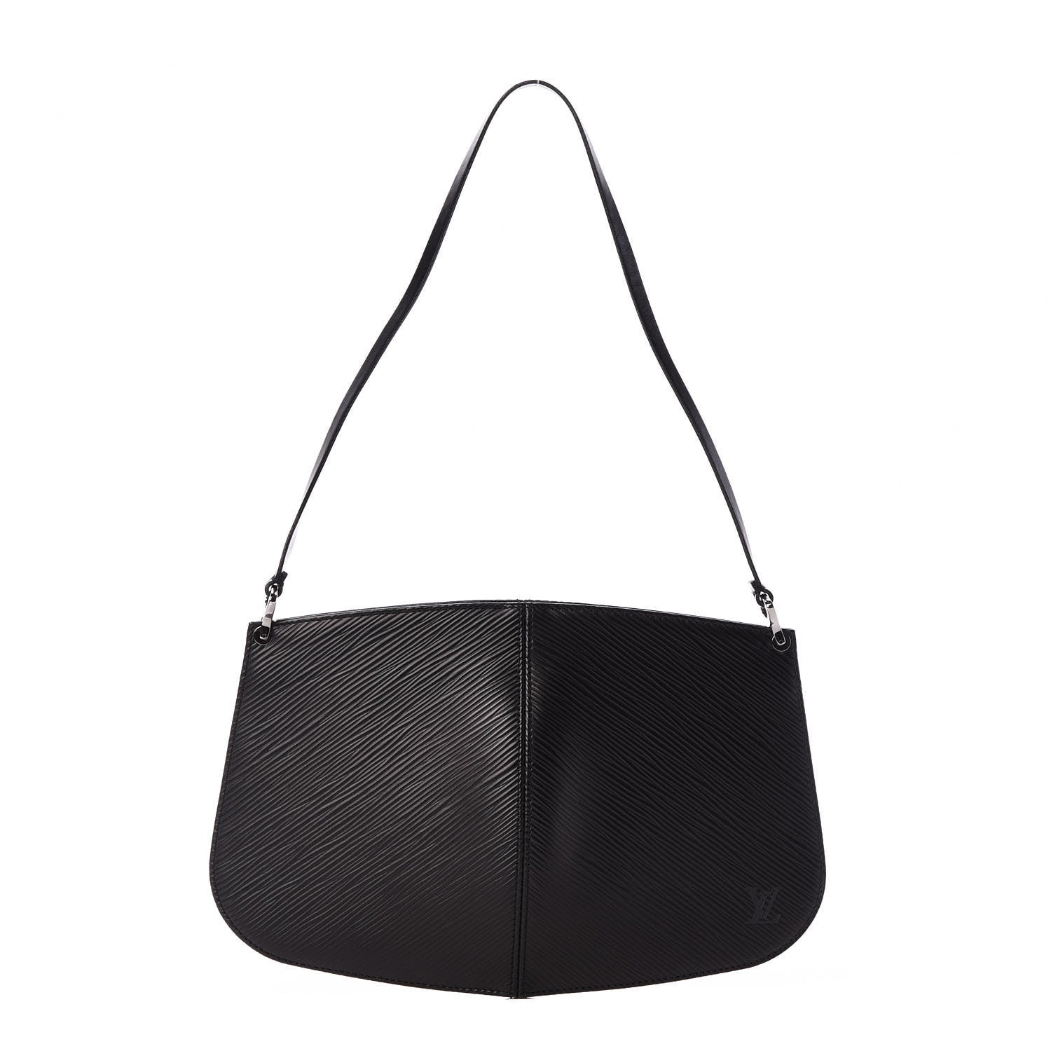 Louis Vuitton Epi Demi Lune Pochette Black 1 of 11