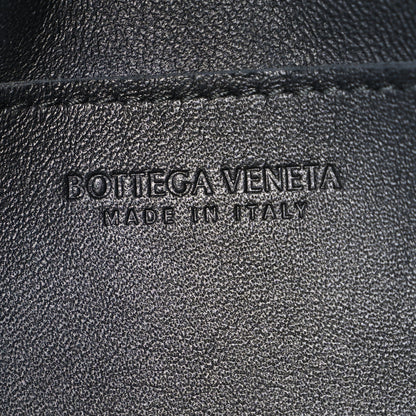 Bottega Veneta Lambskin Maxi Intreccio Small Cassette Crossbody Bag Black 6 of 11