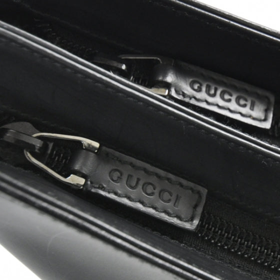 Gucci Leather Shoulder Bag Black 2 of 2