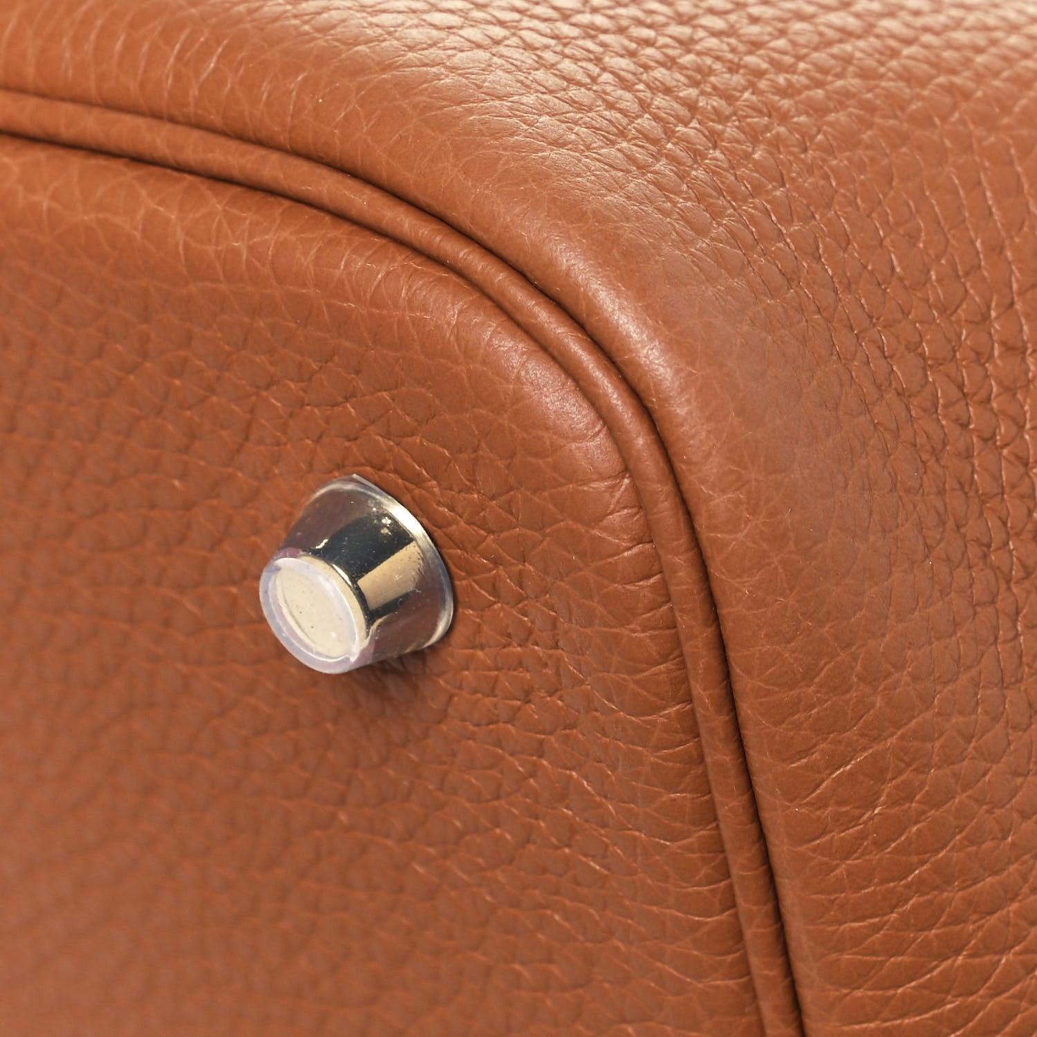Hermes Taurillon Clemence Picotin Lock 22 MM Gold 6 of 12
