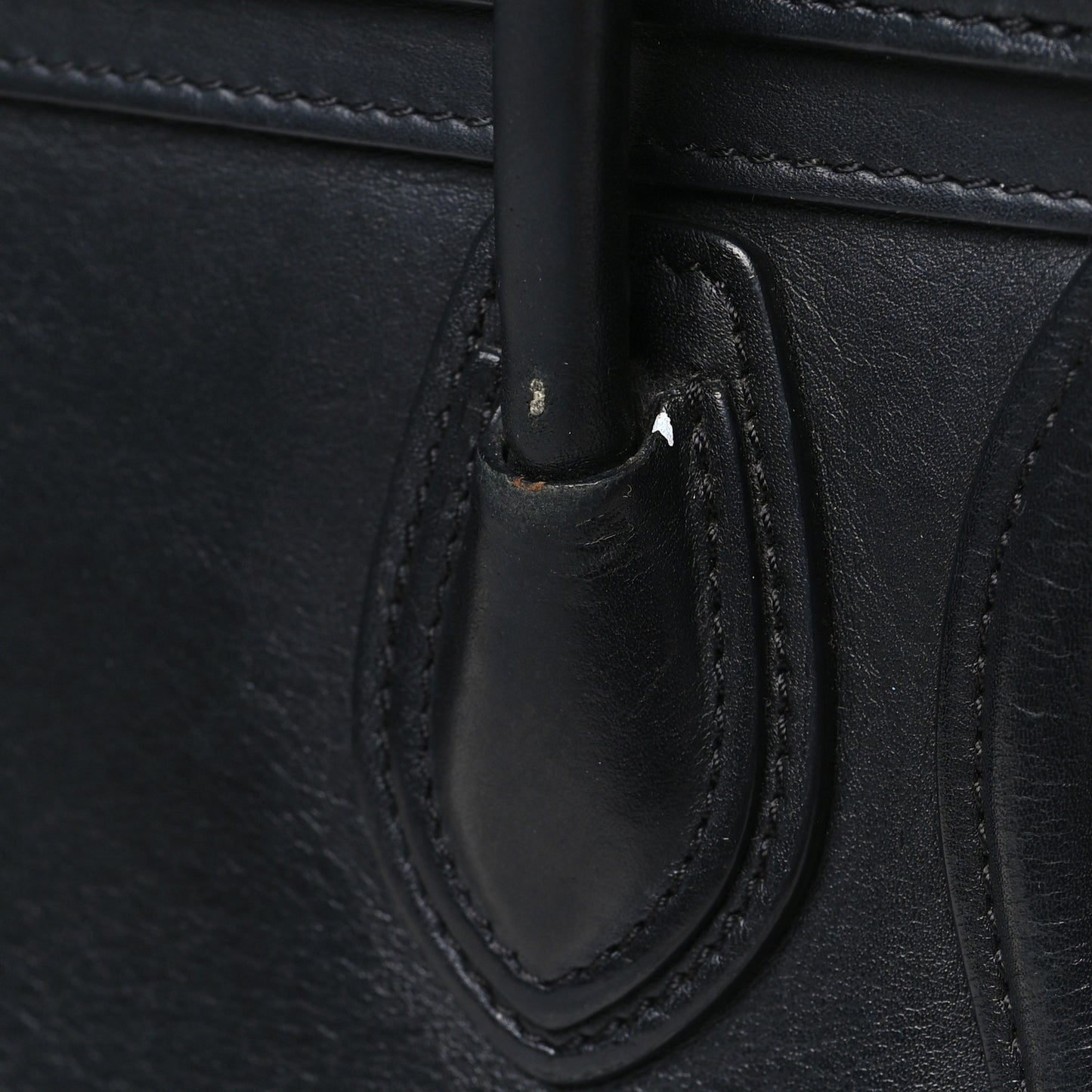 Smooth Calfskin Nano Luggage Black