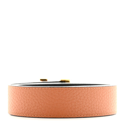 Louis Vuitton Taurillon Calfskin 30mm LV Initiales Reversible Belt 75 30 Black 4 of 8