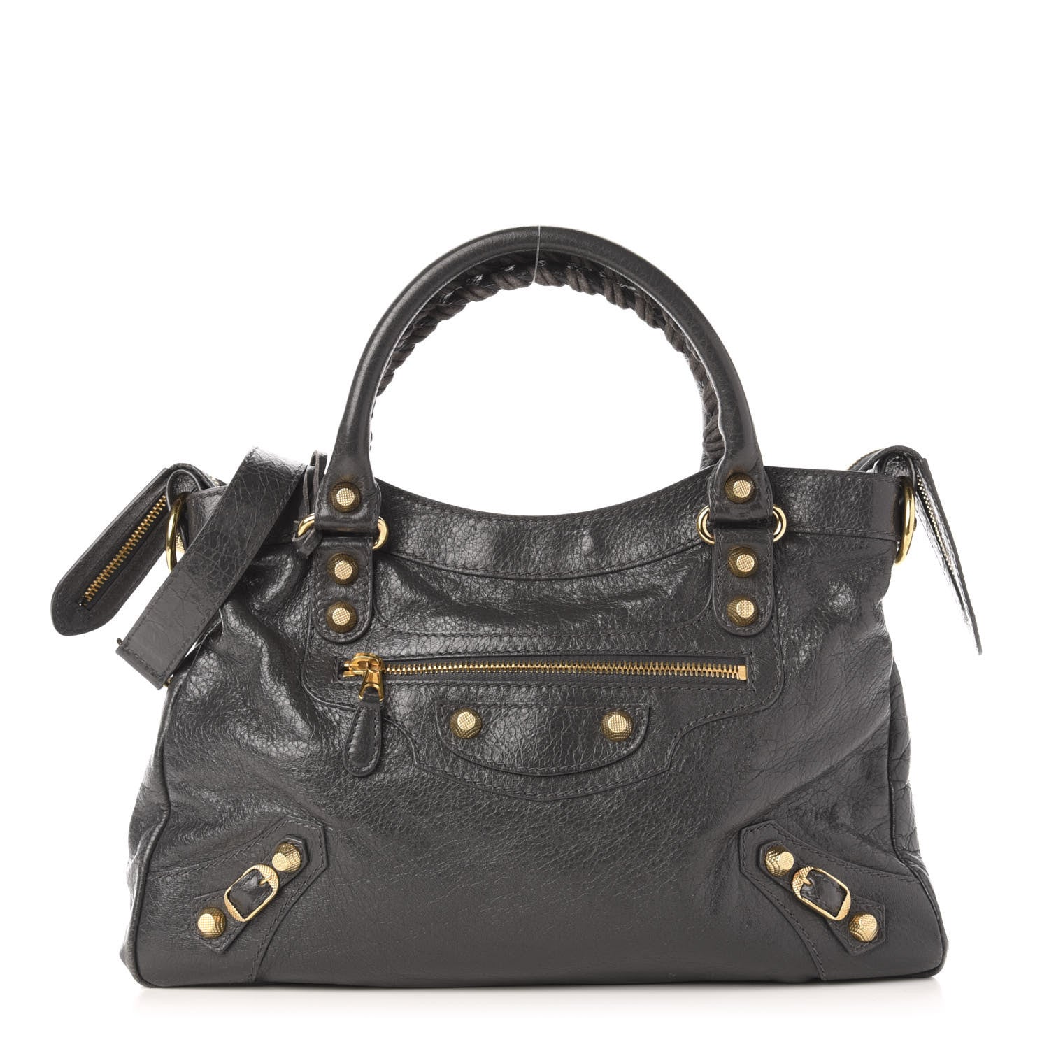 Balenciaga Agneau Giant 12 Gold Hardware Town Gris Fossile 3 of 12