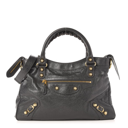 Balenciaga Agneau Giant 12 Gold Hardware Town Gris Fossile 3 of 12