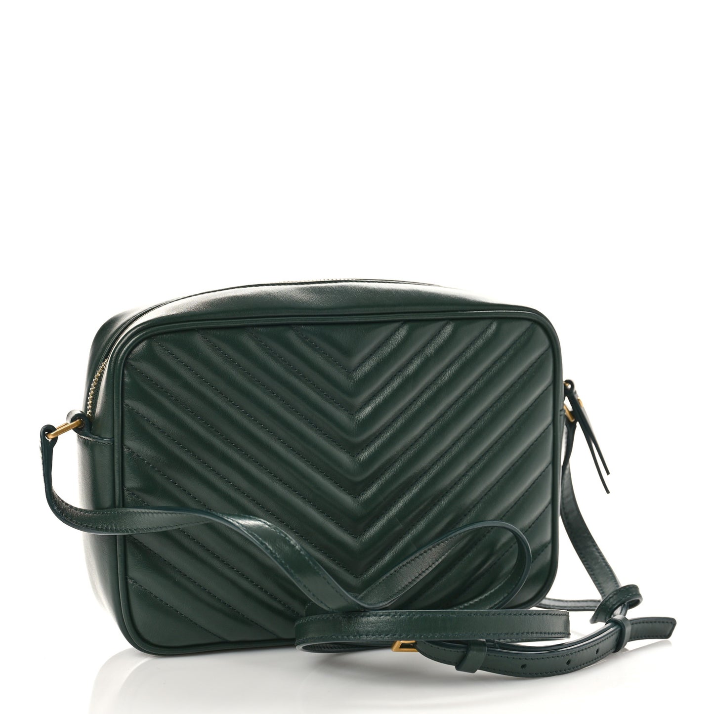 Calfskin Matelasse Monogram Lou Camera Bag New Vert Fonce