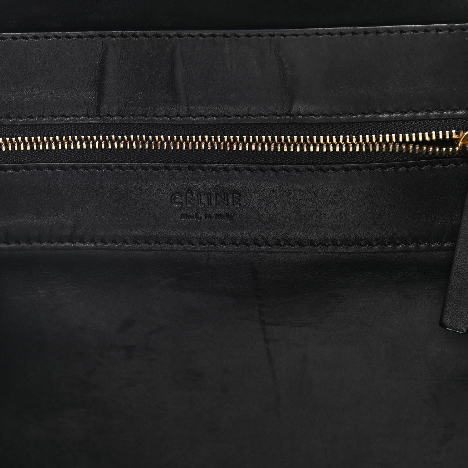 Celine Calfskin Medium Horizontal Cabas Phantom Black 11 of 23