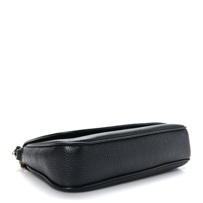 Gucci Pebbled Calfskin Medium Soho Flap Crossbody Black 6 of 9