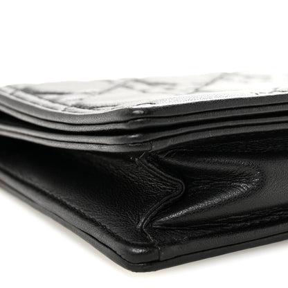 Christian Dior Lambskin Cannage Lady Dior Pouch Black 9 of 10
