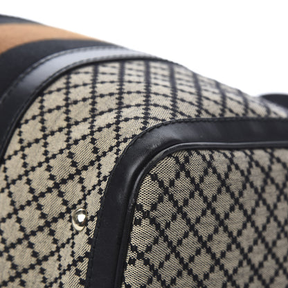 Gucci Diamante Vintage Web Medium Boston Black 12 of 13