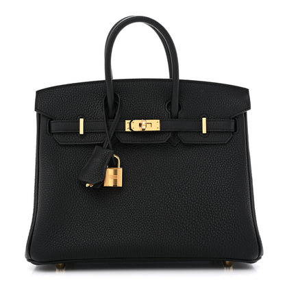 Hermes Togo Birkin 25 Black 1 of 9