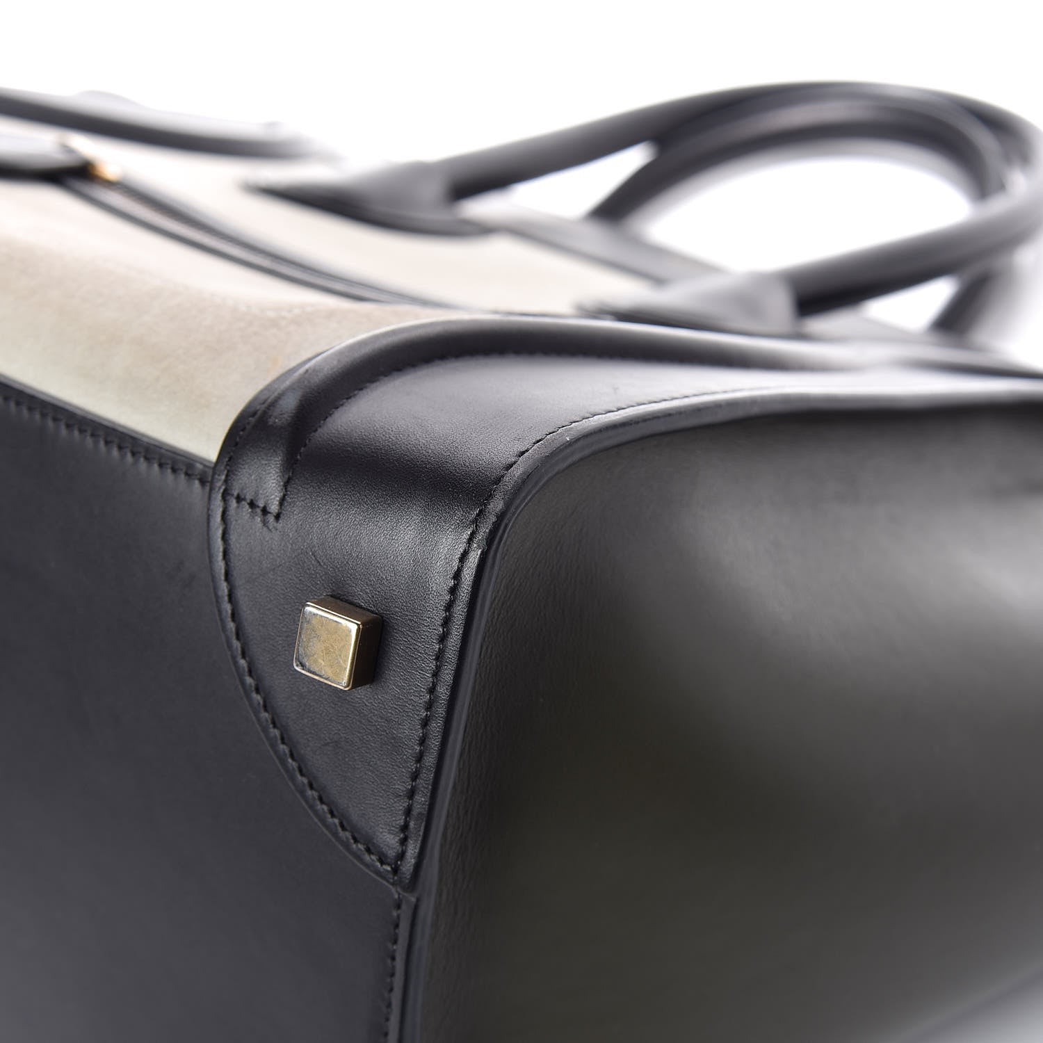 Celine Nubuck Smooth Calfskin Mini Tri-Color Luggage Olive 15 of 18