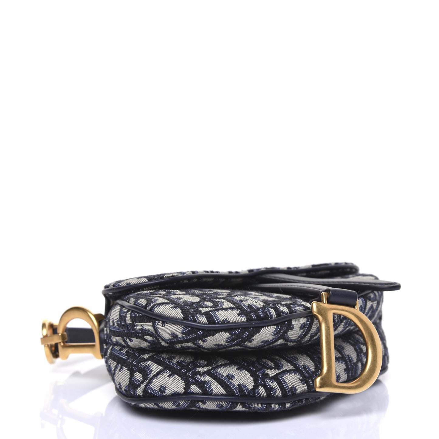 Oblique Mini Saddle Bag Blue