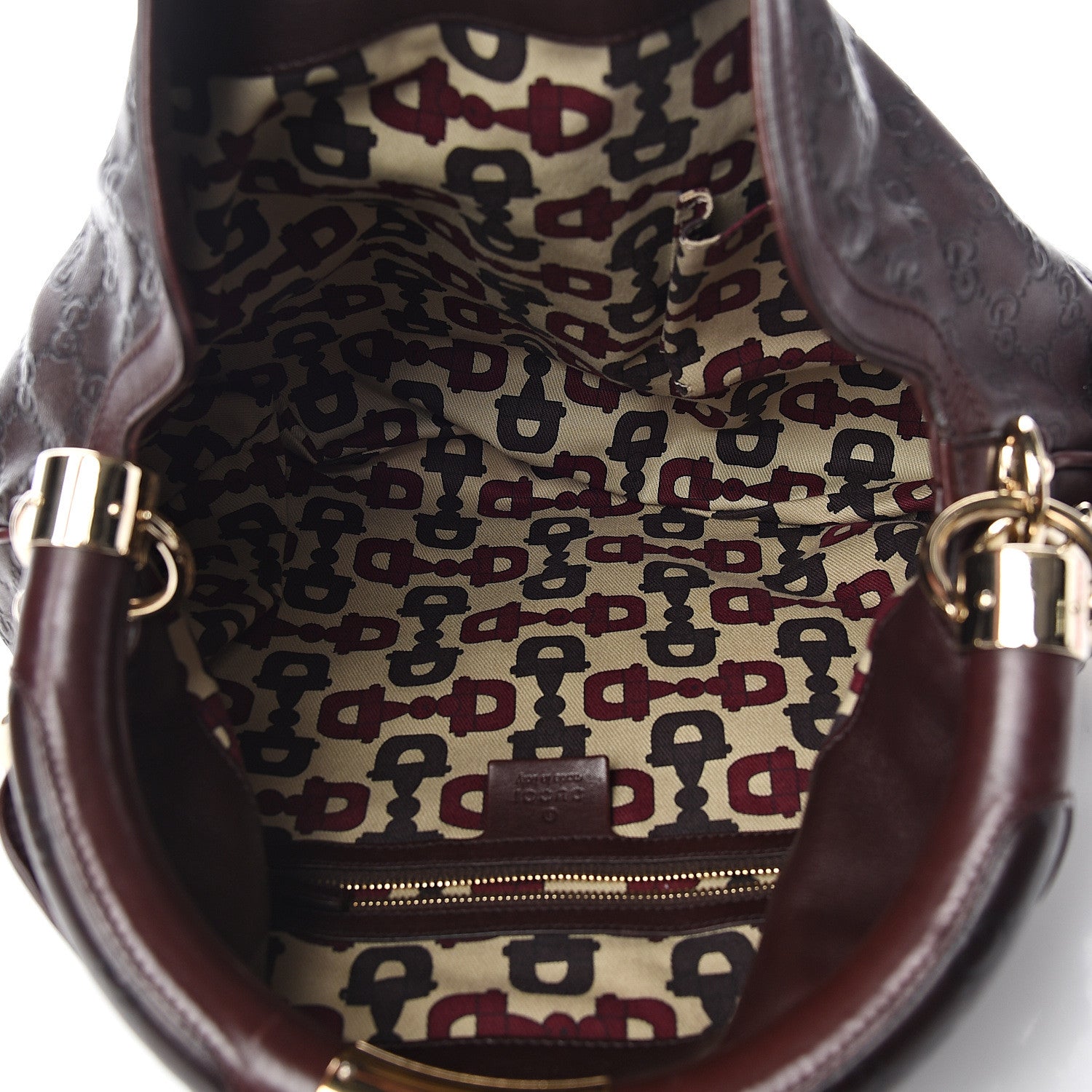 Gucci Guccissima Medium Indy Top Handle Hobo Dark Brown 4 of 9