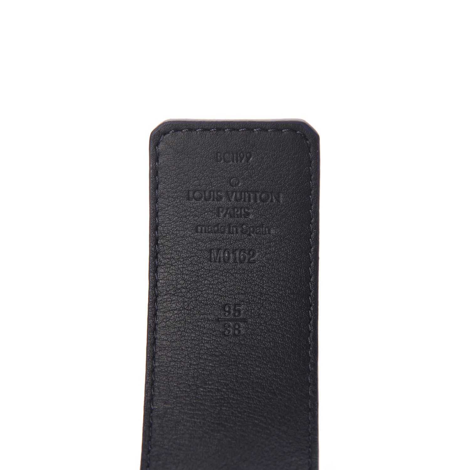Louis Vuitton Printed Stickers Calfskin Monogram 40mm LV Initiales Reversible Belt 95 38 White 4 of 10