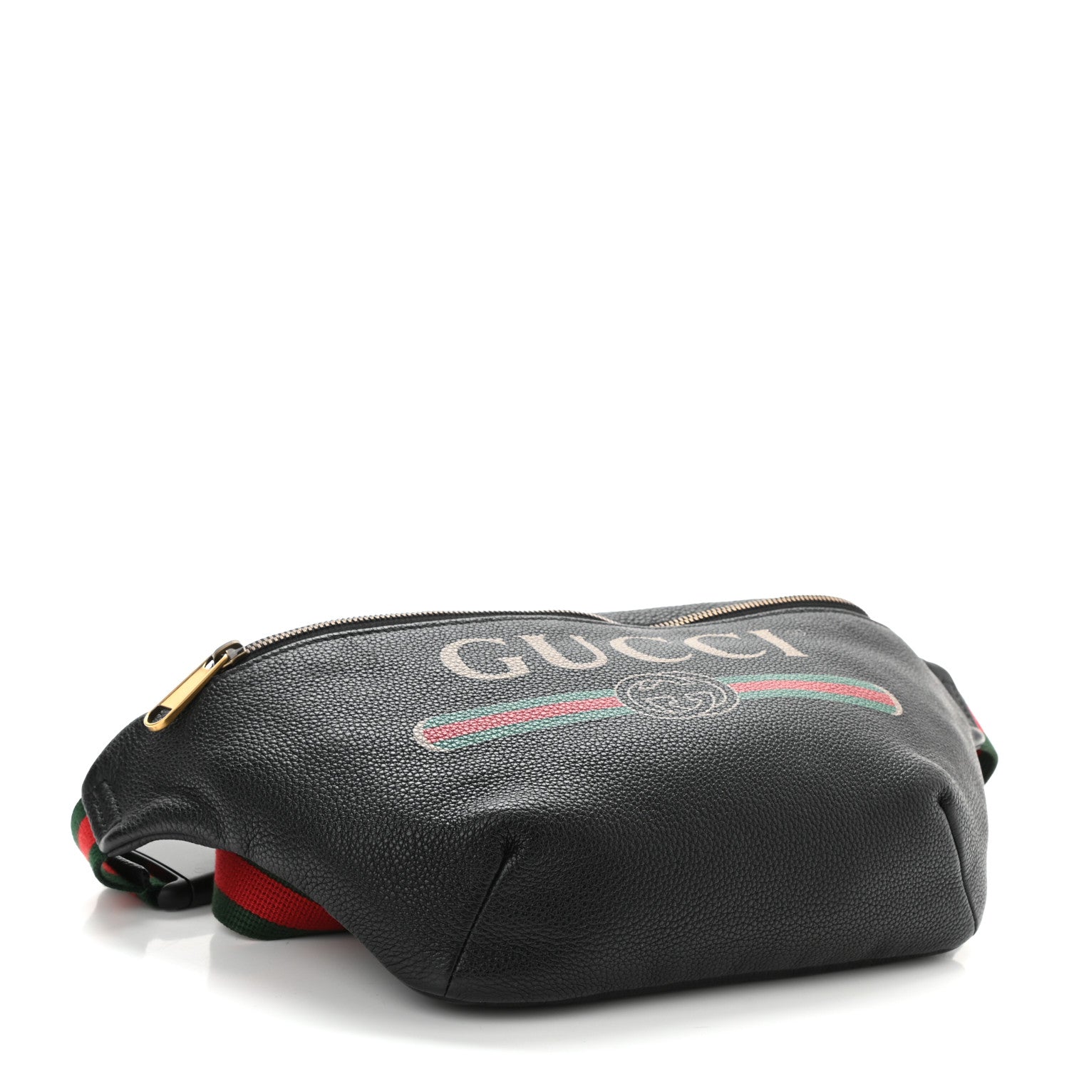 Gucci Grained Calfskin Small Logo Belt Bag Black 4 of 8