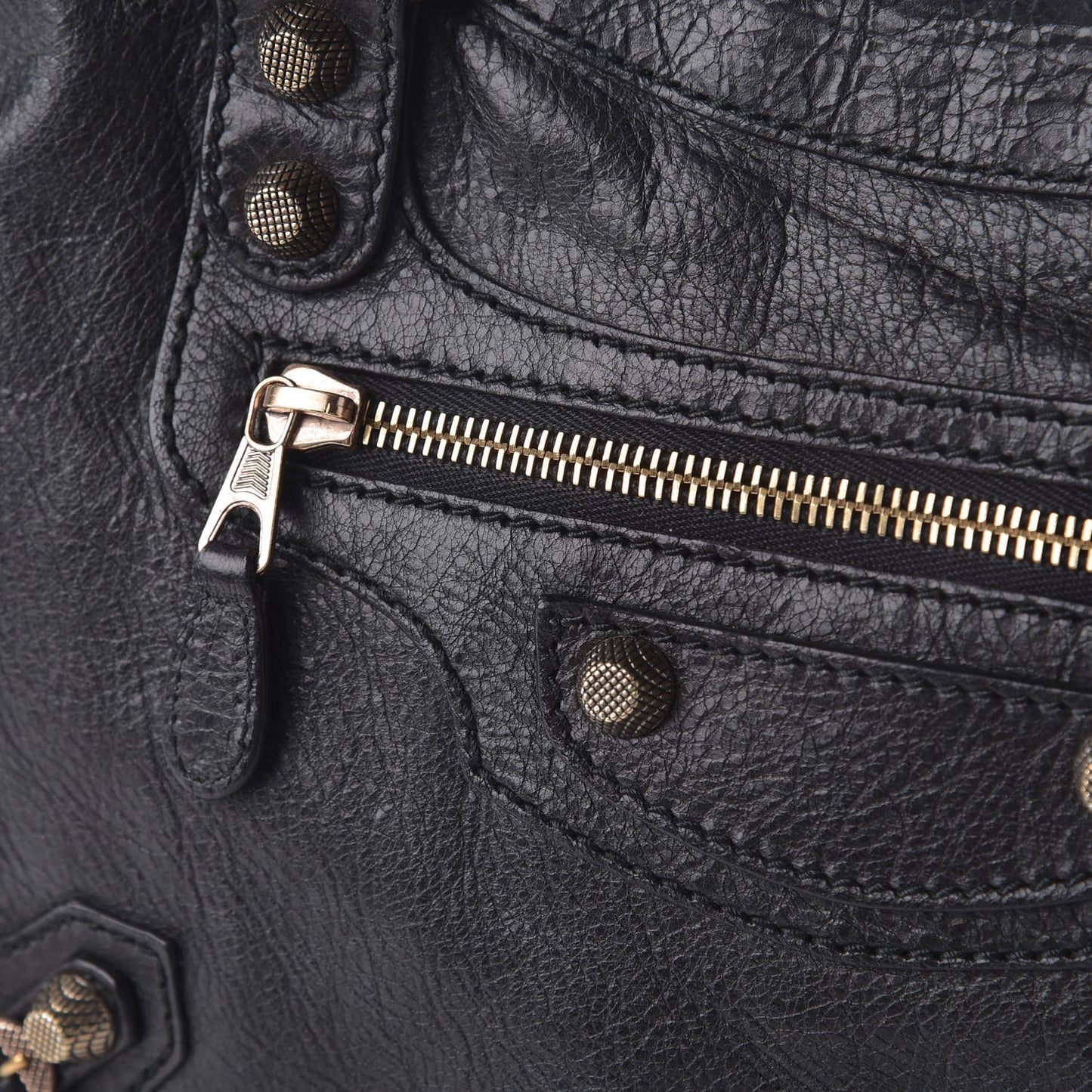 Agneau Giant 12 Rose Gold Hardware Town Black